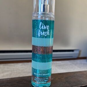 Bath & Body Works Live Fresh Fragrance Mist - Teal and White